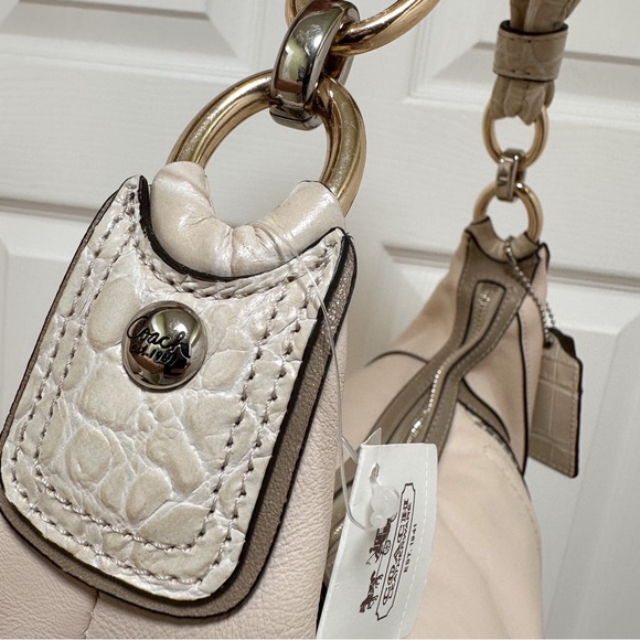 Coach Kristin Spectator Hobo Multi Color Multi Leather Texture Shoulder Bag NWT - Picture 10 of 15